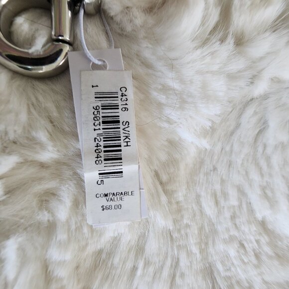 NWT Coach Silver Star Key Fob - Picture 3 of 5